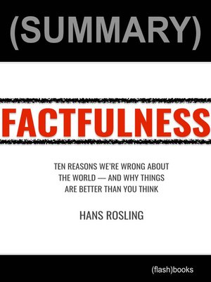 cover image of Book Summary: Factfulness